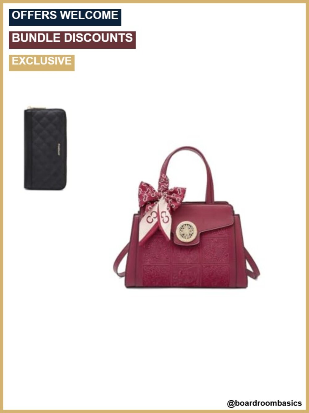 Genuine Leather Crossbody Purse with Wristlet for Women